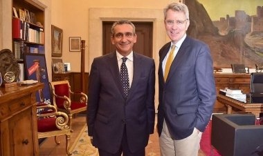 Επίσκεψη του Αμερικανού Πρέσβη στην Αθήνα, κ. Geoffrey Pyatt, στον Περιφερειάρχη Νοτίου Αιγαίου, κ. Γιώργο Χατζημάρκο