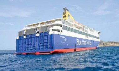 Απαγόρευση απόπλου και άρση απαγόρευσης Ε/Γ-Ο/Γ πλοίου "Blue Star Patmos" στην Ίο λόγω βλάβης στον καταπέλτη