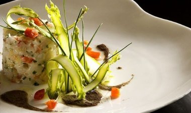 Grand Chef: Tartare tiède de gambas crues, vinaigrette aux truffes