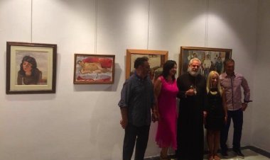 Σε εγκαίνια Εικαστικής Έκθεσης στην Ερμούπολη παρέστη ο Σεβ. κ. Δωρόθεος