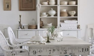 Λευκό στην Τραπεζαρία!! Αίσθηση θαλπωρής και Γαλήνης!!