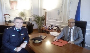 Συνάντηση Αντιπεριφερειάρχη Κυκλάδων με τον νέο Διοικητική της Πυροσβεστικής Υπηρεσίας Ερμούπολης