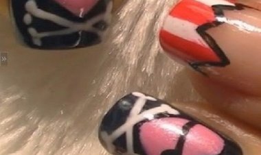 Εντυπωσιακό αποκριάτικο μανικιούρ για "Πειρατίνες"!! (Video)