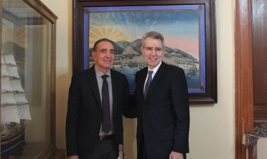 Συνάντηση Νίκου Λειβαδάρα με τον Geoffrey R. Pyatt και στελέχη της Αμερικανικής Πρεσβείας
