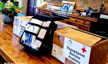 Aegean Islands - Π.Ν.ΑΙ: Δωρεά αναπνευστήρων στα Νοσοκομεία, Σύρου, Νάξου και Θήρας και στα Κέντρα Υγείας Τήνου, Μυκόνου, Πάρου και Μήλου