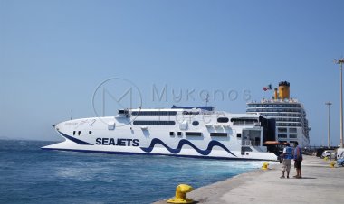 Ferry Routes – Sea Jet 2: Δεν πραγματοποιήθηκε το πρωινό δρομολόγιο για Μύκονο από Πειραιά, λόγω ισχυρών ανέμων!!