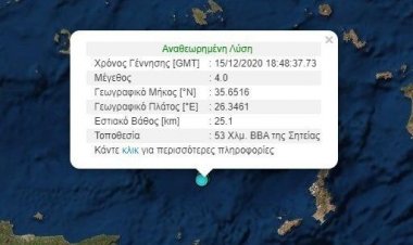 Earthquake: Σεισμός τώρα στη Σητεία