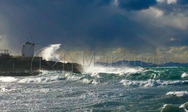 Marine Forecast: Λήψη αυξημένων μέτρων στις 27-01-2021, από το Λιμεναρχείο Μυκόνου, λόγω αναγγελίας Θυελλωδών Ανέμων