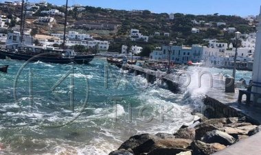 Marine Forecast: Λήψη αυξημένων μέτρων από το Λιμεναρχείο Μυκόνου, λόγω αναγγελίας Θυελλωδών Ανέμων στις 6/4/2021, με ένταση έως 8 Μποφόρ