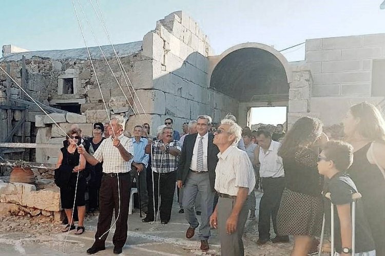 Στην μεγαλύτερη γιορτή στο νησί της Ανάφης, τη Σύναξη  της Παναγίας Καλαμιώτισσας,  σήμερα ο Περιφερειάρχης