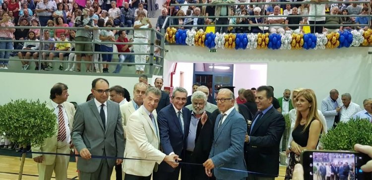 Στην Πάρο ο Περιφερειάρχης, για τα εγκαίνια της Αίθουσας Πολλαπλών Χρήσεων και Αθλητικών Εκδηλώσεων του Δημοτικού Σχολείου Αρχιλόχου – Μάρπησσας