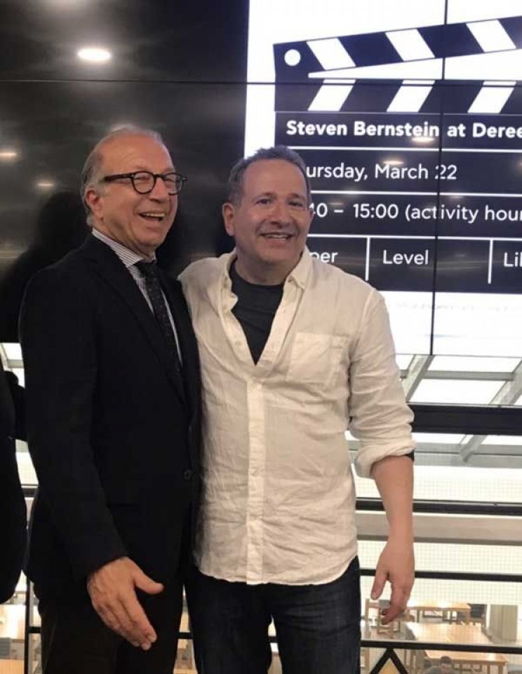 Ο Γιώργος Λεονταρίτης παρακολούθησε την ομιλία του διάσημου Αμερικανού Steven Bernstein