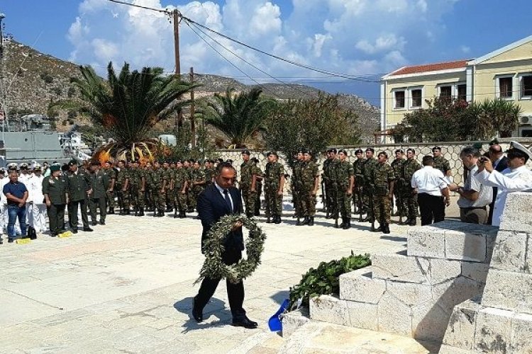 Ο Γιάννης Φλεβάρης στις εορταστικές εκδηλώσεις για την απελευθέρωση του Καστελλόριζου