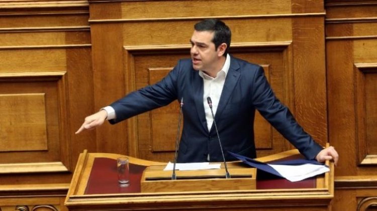 SYRIZA leader Alexis Tsipras: Πρόταση μομφής Τσίπρα κατά Σταϊκούρα για την άρση προστασίας της Α' κατοικίας