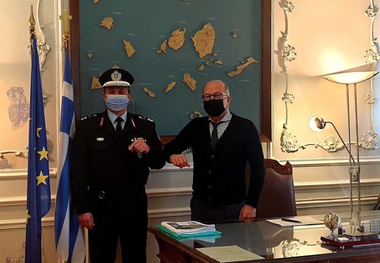 Aegean islands: Επίσκεψη του νέου Περιφερειακού Αστυνομικού Διευθυντή Ν. Αιγαίου στον Αντιπεριφερειάρχη Κυκλάδων