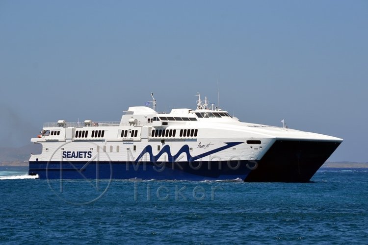 Ferry Routes: Επιστρέφει στη γραμμή Πειραιάς-Σύρος-Μύκονος-Νάξος-Σαντορίνη το Power Jet - Δρομολόγια