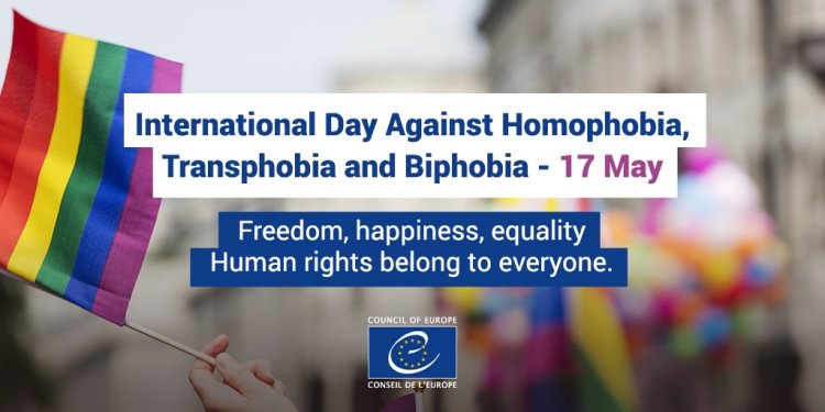 IDAHOT 2021: Μήνυμα του Συμβουλίου της Ευρώπης για την Παγκόσμια Ημέρα κατά της Ομοφοβίας, Αμφιφοβίας και Τρανσφοβίας