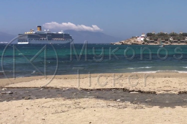 Mykonos Coast Guard: Θαλάσσια ρύπανση από εκροή αστικών μη επεξεργασμένων λυμάτων στον Πλατύ Γιαλό και στην Μεγάλη Άμμο