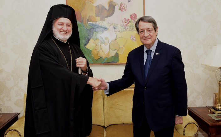 Archbishop Elpidophoros: Συνάντηση Ελπιδοφόρου-Αναστασιάδη στη Νέα Υόρκη