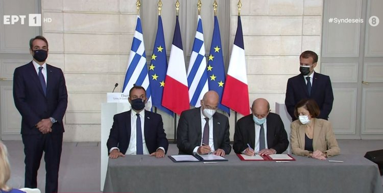 Bilateral contact  Άμεση στρατιωτική συνδρομή της Γαλλίας στην Ελλάδα σε περίπτωση επίθεσης από τρίτη χώρα