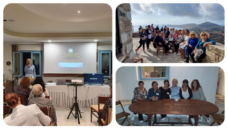 MP katerina Monogiou: Η Κατερίνα Μονογυιού στην Πάρο και την Αντίπαρο για το 12ο Πανκυκλάδικο Συνέδριο Συλλόγων Γυναικών