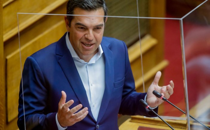 SYRIZA Leader Alexis Tsipras: Γιατί δεν έρχεστε να πάμε αύριο σε τηλεμαχία;