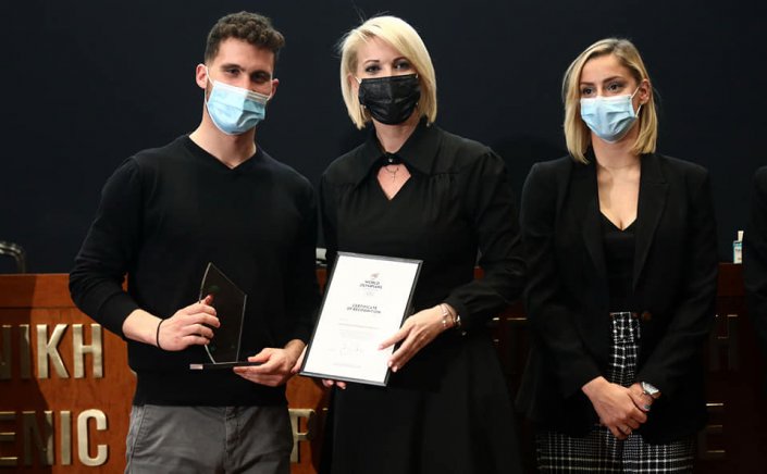 MP Katerina Monogiou: Η Κατερίνα Μονογυιού στην εκδήλωση Υποδοχής και Βράβευσης των Ελλήνων Olympians του Τόκιο 2020 [video]