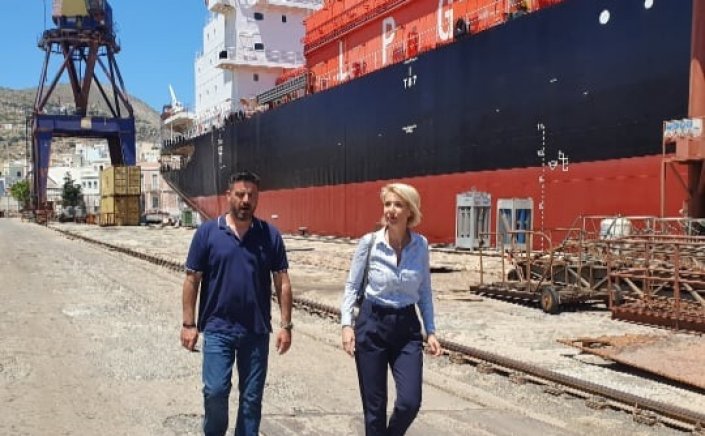 MP Katerina Monogiou:  Το Ναυπηγείο Σύρου εκτός από μία στρατηγική επένδυση για τη Σύρο και τις Κυκλάδες είναι και για όλη την Ελλάδα