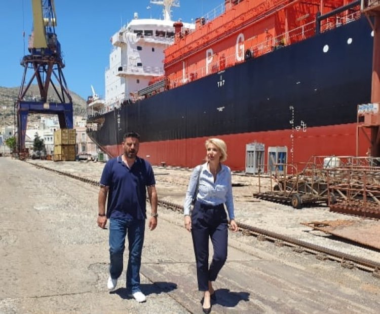 MP Katerina Monogiou:  Το Ναυπηγείο Σύρου εκτός από μία στρατηγική επένδυση για τη Σύρο και τις Κυκλάδες είναι και για όλη την Ελλάδα
