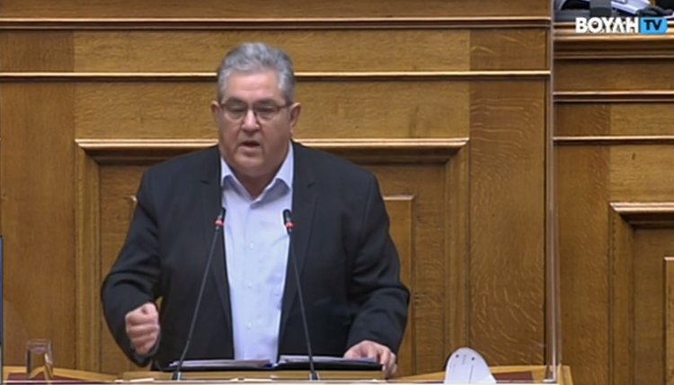 Debate on censure motion / Δ. Κουτσούμπας: Το ΚΚΕ καθημερινά κάνει μομφή σε κυβέρνηση, αντιλαϊκή πολιτική και σάπιο σύστημα (VIDEO)