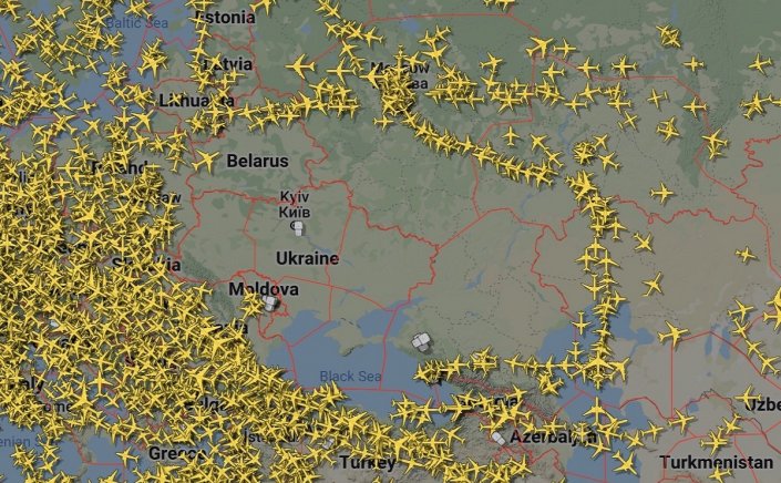 NOTAM Restrictions: 3μηνη απαγόρευση πτήσεων στον εναέριο χώρο της Ουκρανίας, από την ΥΠΑ