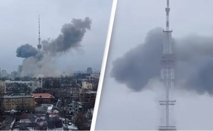 Russia bombs TV tower in Kyiv: Επίθεση στον πύργο τηλεόρασης του Κιέβου, ύψους 385 μ