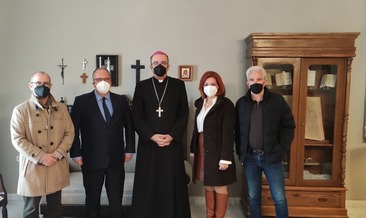 Syros - Η Σύρος που Αξίζουμε: Εθιμοτυπική επίσκεψη στον Σεβασμιώτατο Επίσκοπο Καθολικών Σύρου κ.κ. Πέτρο Στεφάνου