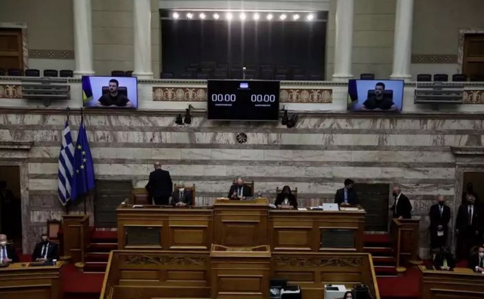 President Zelensky: Ελευθερία ή θάνατος  λέμε κι εμείς σήμερα όπως οι επαναστάτες σας