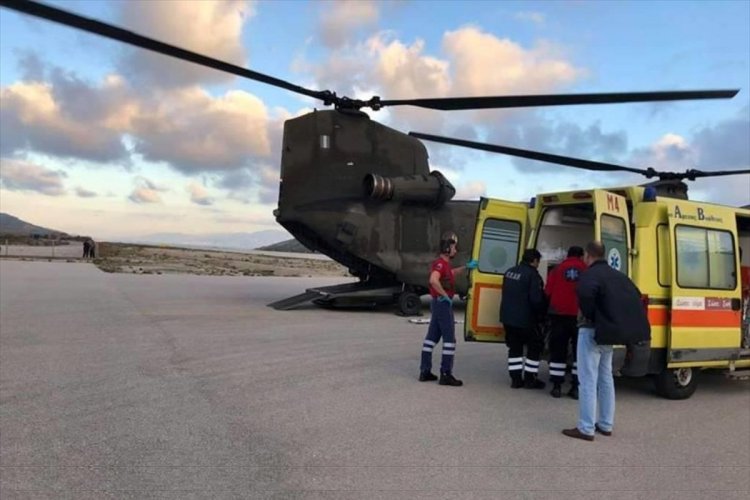 Medical AirLift from Mykonos: Αεροδιακομιδή ασθενή με Super Puma, από τη Μύκονο στην Ελευσίνα