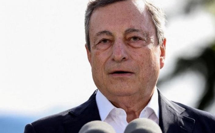 Italian PM Mario Draghi:  Ο Μάριο Ντράγκι ανακοίνωσε την απόφασή του να παραιτηθεί