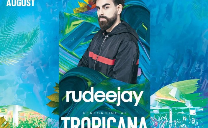 Tropicana Mykonos: Famous Italian DJ Rudeejay on the decks of Tropicana, Monday August  15, 2022 [pics]