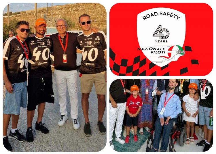 Nazionale Piloti - SafeDrive: Ο Γιώργος Λεονταρίτης στο event της Nazionale Piloti της Formula 1 για την οδική ασφάλεια στην Μύκονο