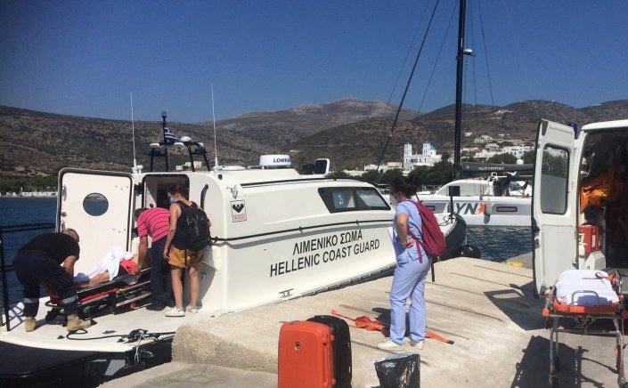 Mykonos: Εσπευσμένη διακομιδή 85χρονου ασθενούς, από Μύκονο στη Σύρο