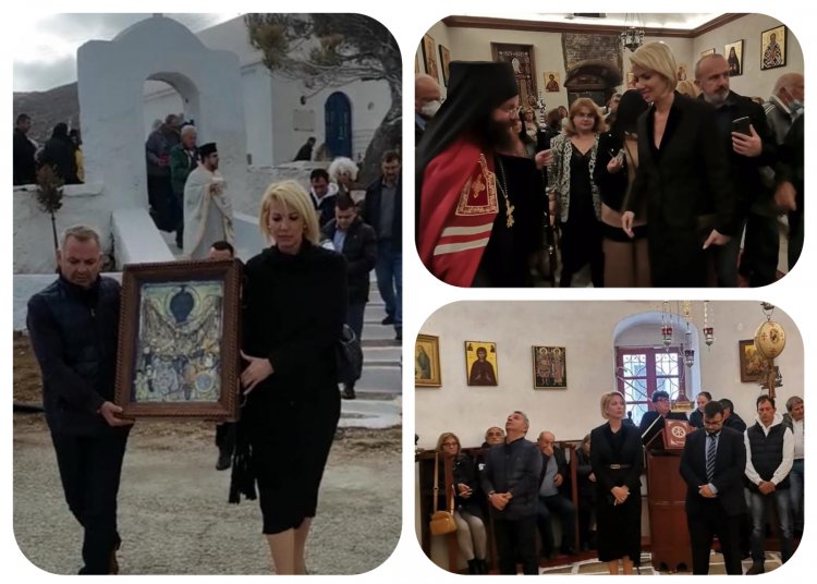 ND's MP Katerina Monogiou: Τιμούμε τον Προστάτη της Σερίφου και Έφορο των απανταχού Σεριφίων Ταξιάρχη Μιχαήλ