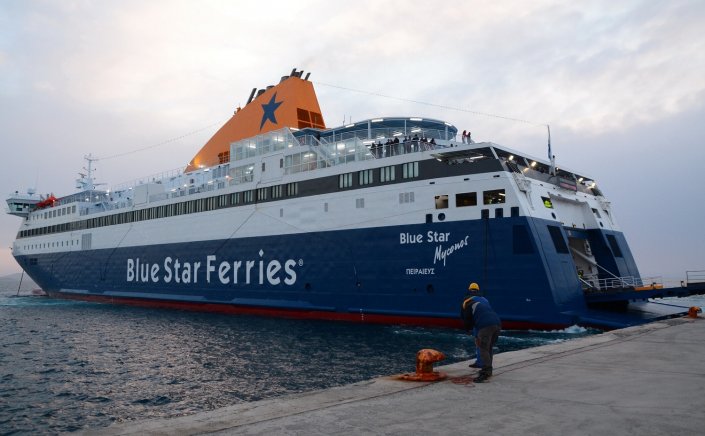 Sailing ban: Τροποποίηση δρομολογίου F/B “Blue Star Myconos”, λόγω ισχυρών καιρικών φαινόμενων