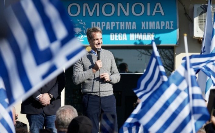 PM Mitsotakis visits Himare: Η ελληνική εθνική μειονότητα της Αλβανίας θα έχει στο πρόσωπό μου έναν σταθερό συμπαραστάτη στα δίκαια αιτήματά της