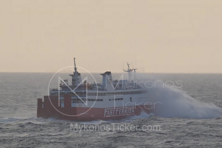 Ferry Service & Modifications: Ακυρώσεις δρομολογίων της Fast Ferries, την Κυριακή 05/02/23, από Ραφήνα για Μύκονο, λόγω δυσμενών καιρικών συνθηκών