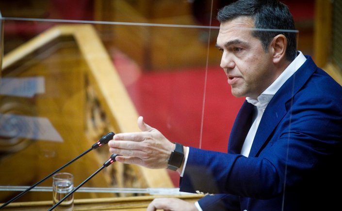 SYRIZA Leader Alexis Tsipras: Οι κατηγορίες του ΣΥΡΙΖΑ στον Μητσοτάκη για συγκάλυψη, η δέσμευση για το νερό και η παρουσίαση του κυβερνητικού προγράμματος
