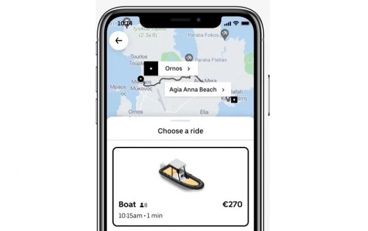 Uber boats in Mykonos: Η Uber λανσάρει την υπηρεσία  Uber Boat για μετακινήσεις με ναυλωμένα σκάφη στη Μύκονο