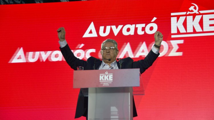 KKE leader Koutsoumbas: Την Κυριακή ζωντανεύουμε ξανά την ελπίδα, με δυνατό ΚΚΕ! [Video]