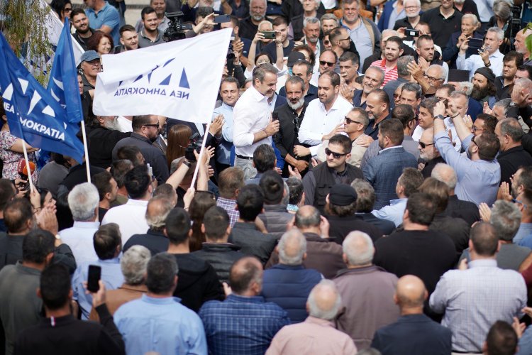 ND leader Mitsotakis - Πέραμα Ρεθύμνης: Μια σταθερή κυβέρνηση σήμερα είναι προϋπόθεση ευημερίας για την ελληνική κοινωνία