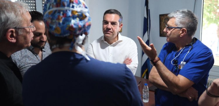 SYRIZA leader Alexis Tsipras: Η στήριξη του ΕΣΥ είναι για εμάς η πρώτιστη προτεραιότητα