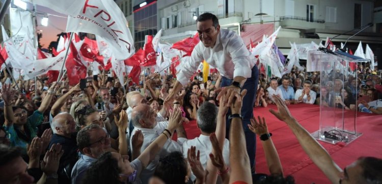 SYRIZA leader Alexis Tsipras: Εμείς με την πατρίδα δεν παίζουμε – Μόνο ο ΣΥΡΙΖΑ μπορεί να αποτρέψει ένα ασύδοτο καθεστώς