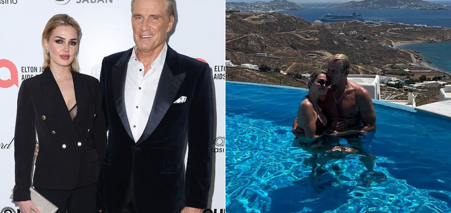 “Rocky” star Dolph Lundgren: Ο πρωταγωνιστής του “Creed II” Dolph Lundgren παντρεύτηκε την κατά 38 χρόνια νεότερη σύντροφό του Emma Krokdal στη Μύκονο